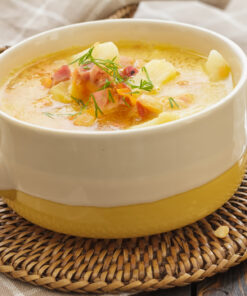 Ciorba de cartofi cu ciolan afumat